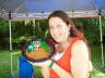 Kelly with cookie