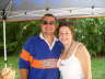 Staci and Erich tailgating